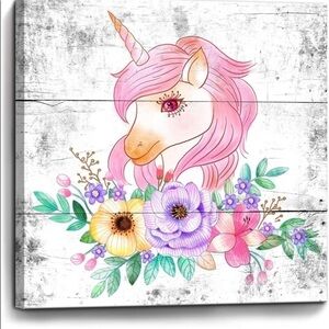 NWT-UNICORN CANVAS PRINT